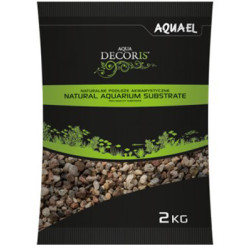 Gravier NATUREL MULTICOLORED 3-5mm 2kg AQUAEL