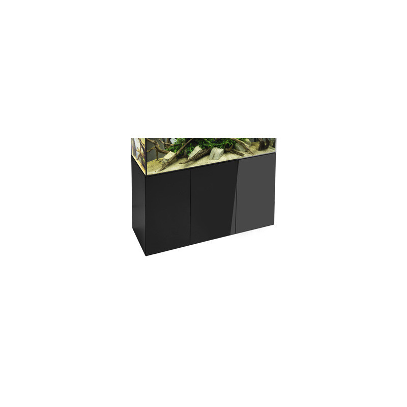 *MEUBLE GLOSSY 120 NOIR (portes acrylique) AQUAEL (sur commande)