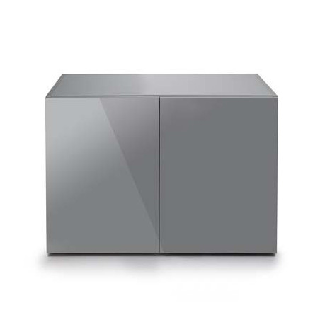 *MEUBLE GLOSSY 100 GRIS (portes acrylique) AQUAEL (sur commande)
