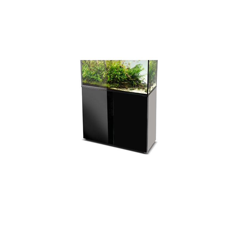 *MEUBLE GLOSSY 100 NOIR (portes acrylique) AQUAEL (sur commande)