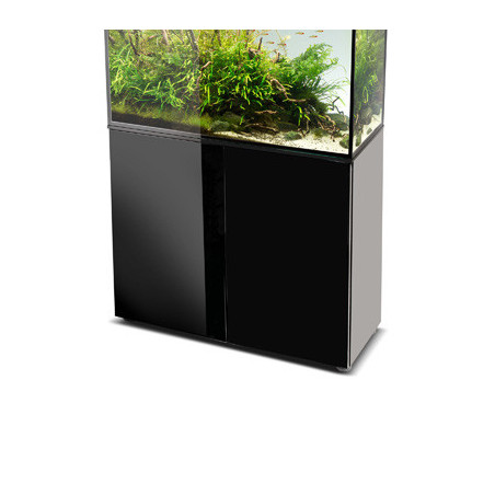 *MEUBLE GLOSSY 100 NOIR (portes acrylique) AQUAEL (sur commande)