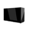 *MEUBLE GLOSSY 150 NOIR (portes acrylique) AQUAEL (sur commande)