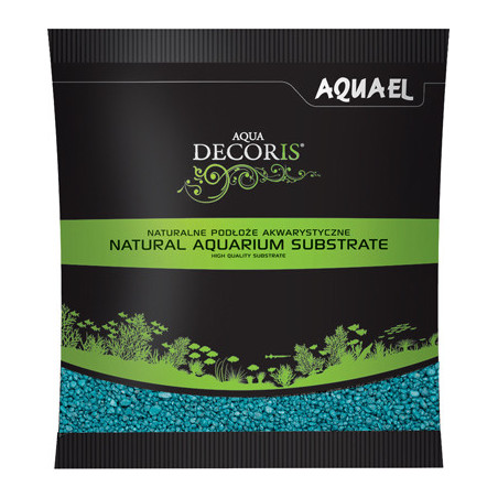Gravier TURQUOISE 2-3mm 1kg AQUAEL