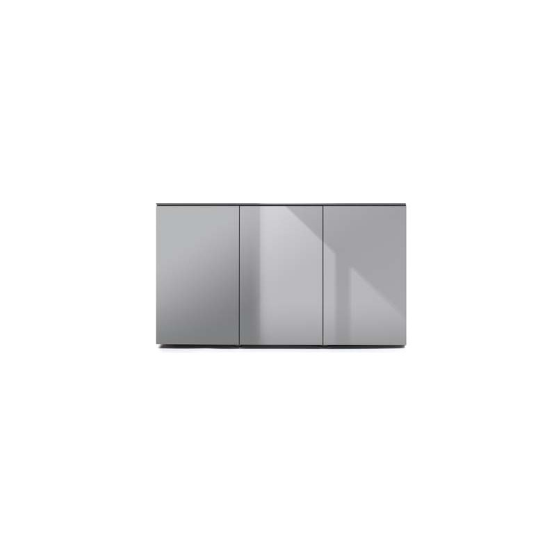 *MEUBLE GLOSSY 150 GRIS (portes acrylique) AQUAEL (sur commande)