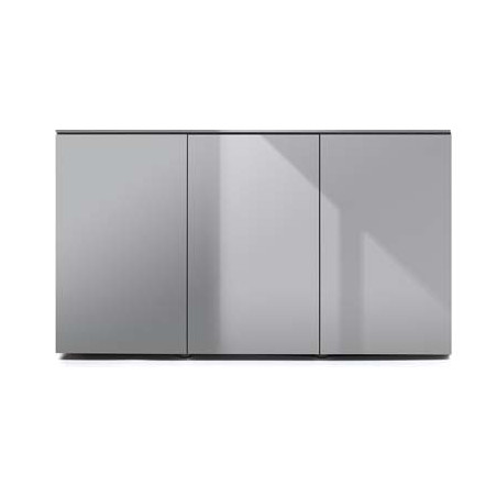 *MEUBLE GLOSSY 150 GRIS (portes acrylique) AQUAEL (sur commande)