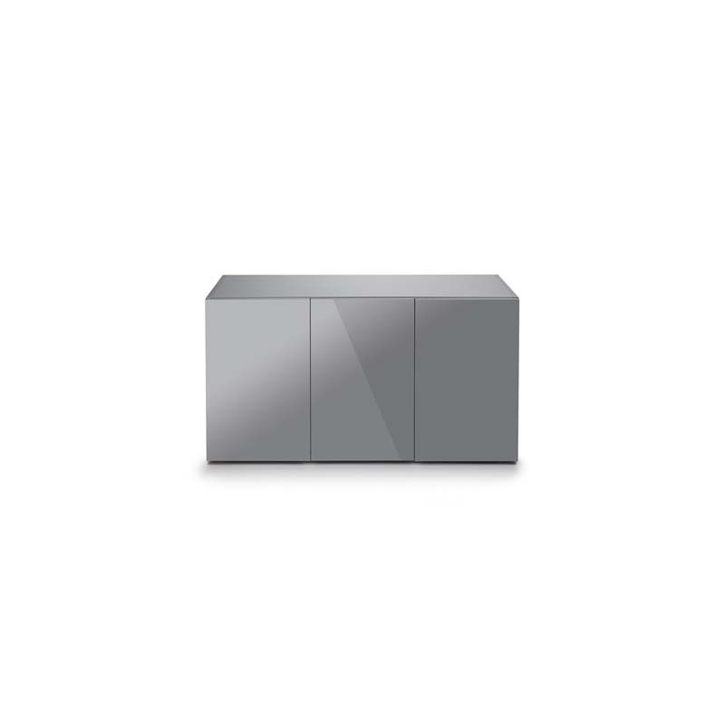 *MEUBLE GLOSSY 120 GRIS (portes acrylique) AQUAEL (sur commande)
