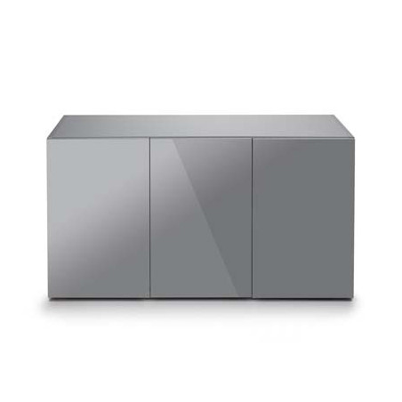 *MEUBLE GLOSSY 120 GRIS (portes acrylique) AQUAEL (sur commande)