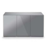 *MEUBLE GLOSSY 120 GRIS (portes acrylique) AQUAEL (sur commande)