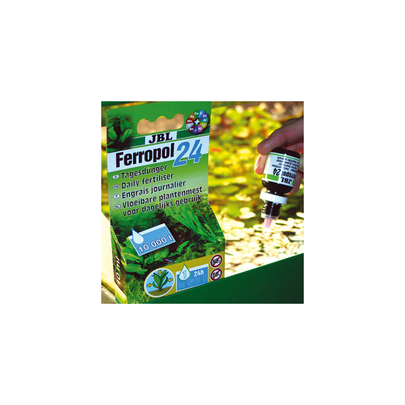 JBL PROFLORA Ferropol 24  – engrais quotidien pour plantes d’aquarium