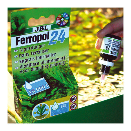 JBL PROFLORA Ferropol 24  – engrais quotidien pour plantes d’aquarium