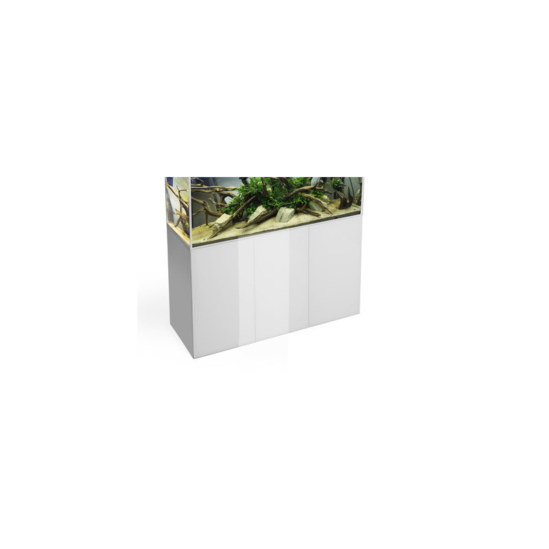 *MEUBLE GLOSSY 120 BLANC (portes acrylique) AQUAEL (sur commande)