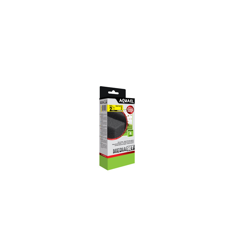 MOUSSE STANDARD pr. filtre FAN 2 et LEDDY 60 BIO (2pc) AQUAEL
