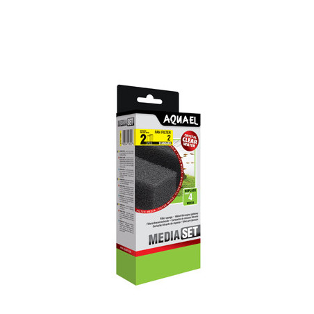 MOUSSE STANDARD pr. filtre FAN 2 et LEDDY 60 BIO (2pc) AQUAEL