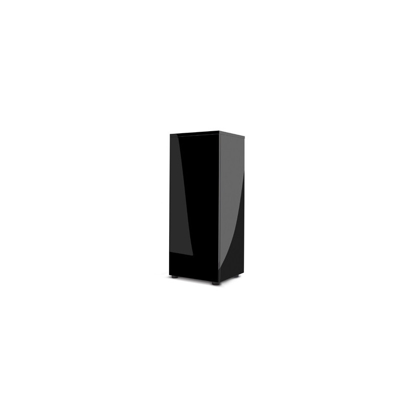 *MEUBLE GLOSSY CUBE NOIR (portes acrylique) AQUAEL (sur commande)