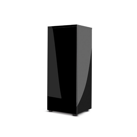 *MEUBLE GLOSSY CUBE NOIR (portes acrylique) AQUAEL (sur commande)