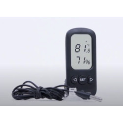 THERMOMETRE + HYGROMETRE digital avec alarme et sonde REPTIZOO