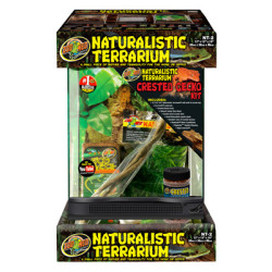 *TERRARIUM CRESTED GECKO KIT 30x30x46 cm ZOOMED (sur commande)