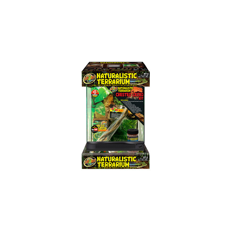 *TERRARIUM CRESTED GECKO KIT 30x30x46 cm ZOOMED (sur commande)