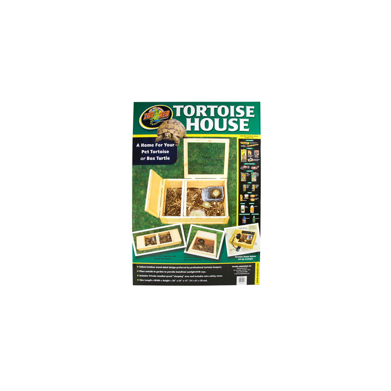 *TORTOISE HOUSE 91x61x30.5 cm ZOOMED (sur commande)