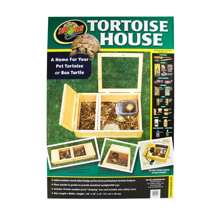 *TORTOISE HOUSE 91x61x30.5 cm ZOOMED (sur commande)