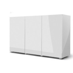*MEUBLE GLOSSY 150 BLANC (portes acrylique) AQUAEL (sur commande)