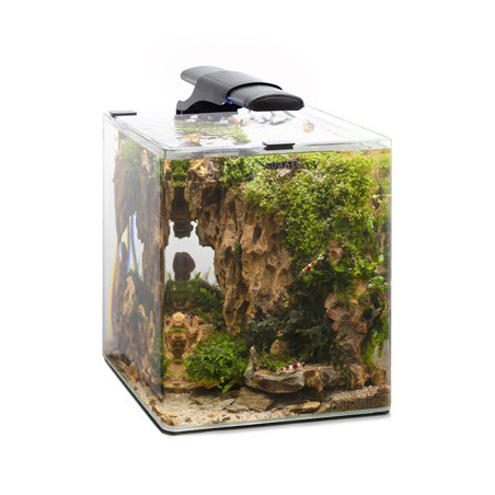AQUARIUM OPTIBENT SET 20 NOIR D&N 19L-----