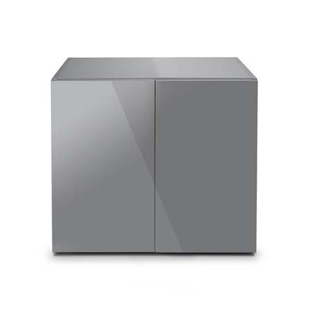 *MEUBLE GLOSSY 80 GRIS (portes acrylique) AQUAEL (sur commande)