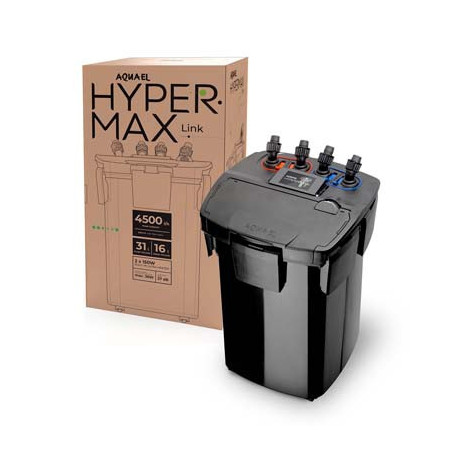Hypermax Link – Filtre externe connecté avec chauffage Aquael