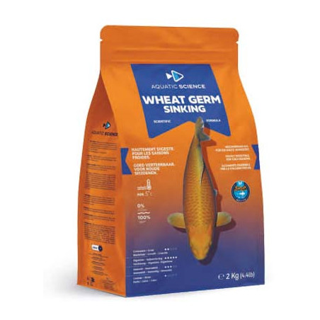 WHEAT GERM SINKING LARGE 2Kg AQUATIC SCIENCE