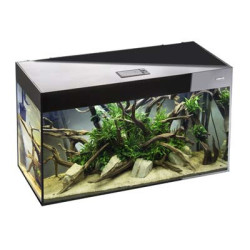 *AQUARIUM GLOSSY ST 100 NOIR D&N led 2x14w 100x40x63cm 215L (sur cde)
