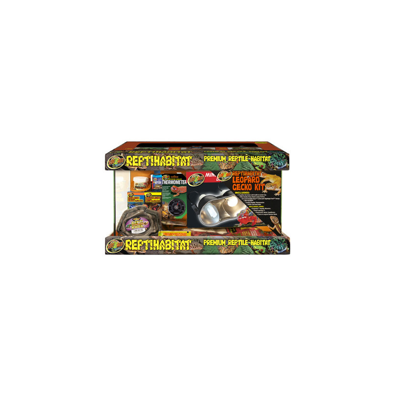 ReptiHabitat kit Gecko 51x25x30cm Zoomed