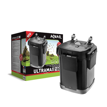 Filtre externe Ultramax 1000 – 1000 L/h pour aquarium 300 L
