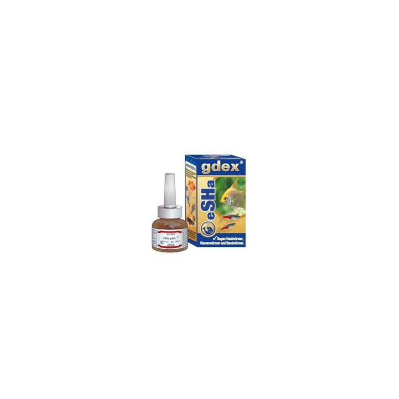 eSHa GDEX – Traitement contre les vers de la peau et branchies 20 ml
