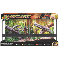 *TERRARIUM 2 portes 76x30x40 cm ZOOMED (sur commande)