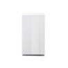 *MEUBLE GLOSSY CUBE BLANC (portes acrylique) AQUAEL (sur commande)